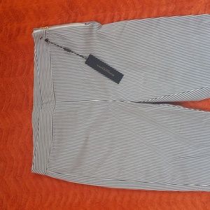 NWT Donna Karan collection striped Old Money Capri pants